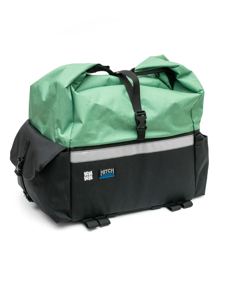 Kawa x Hitch collection bag, detail