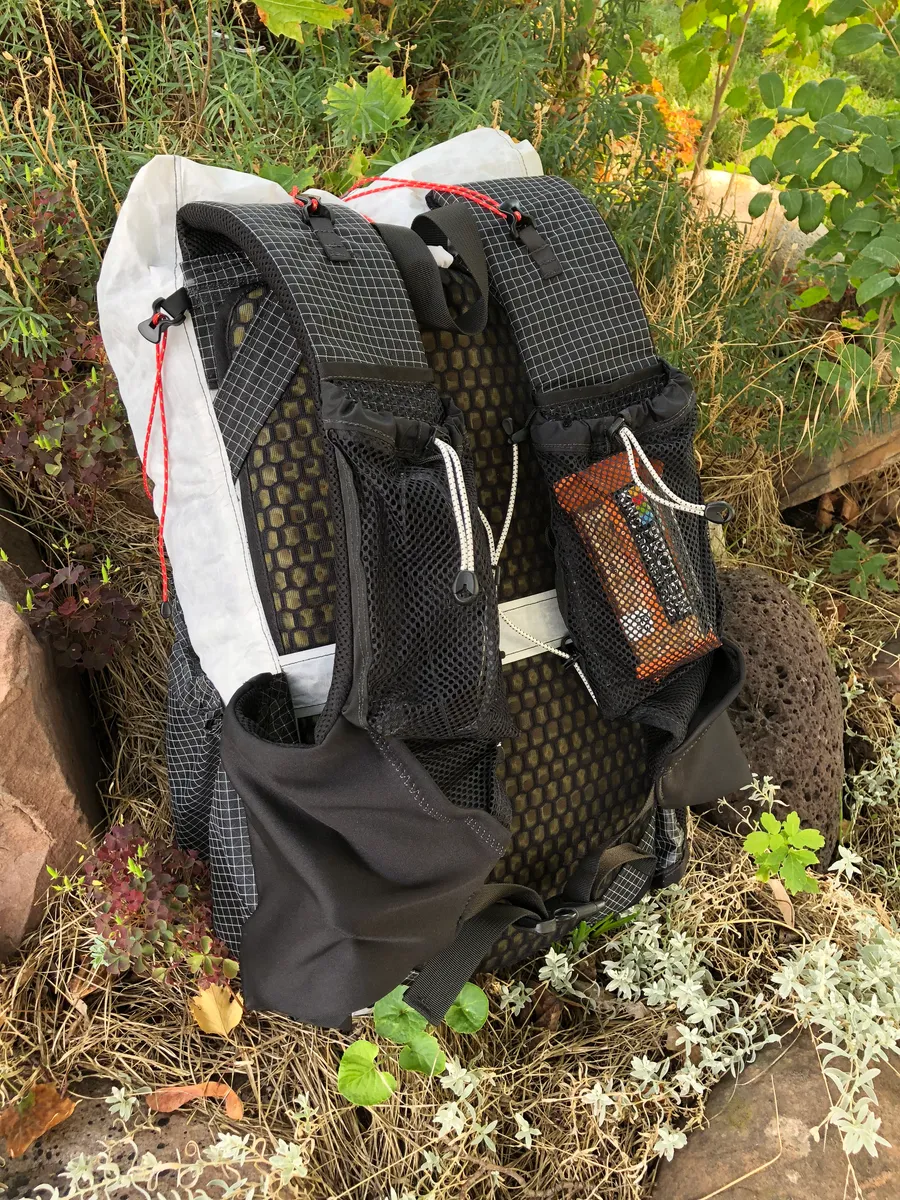 Vest pack, side view
