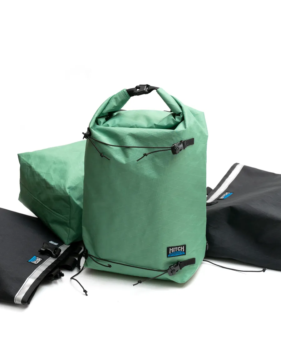 Kawa x Hitch collection bag, detail
