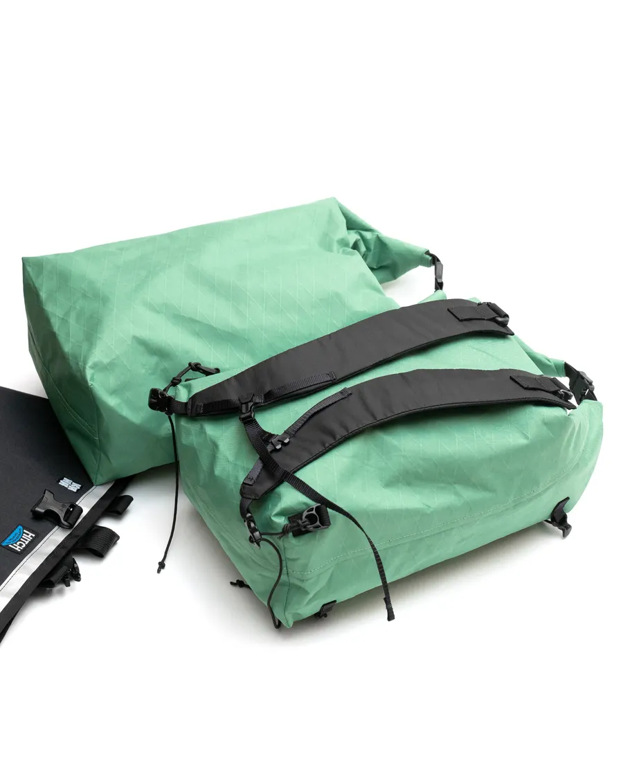 Kawa x Hitch collection bag, detail