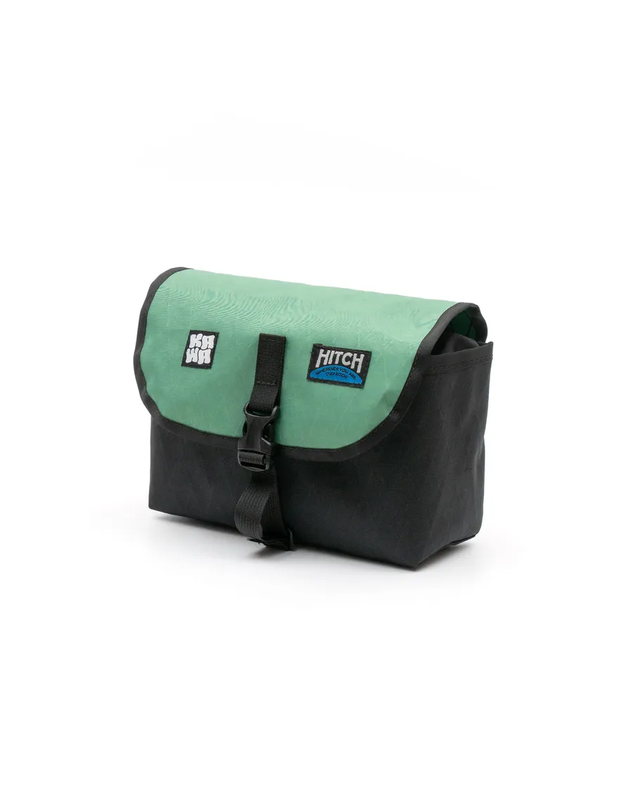 Kawa x Hitch collection bag, detail