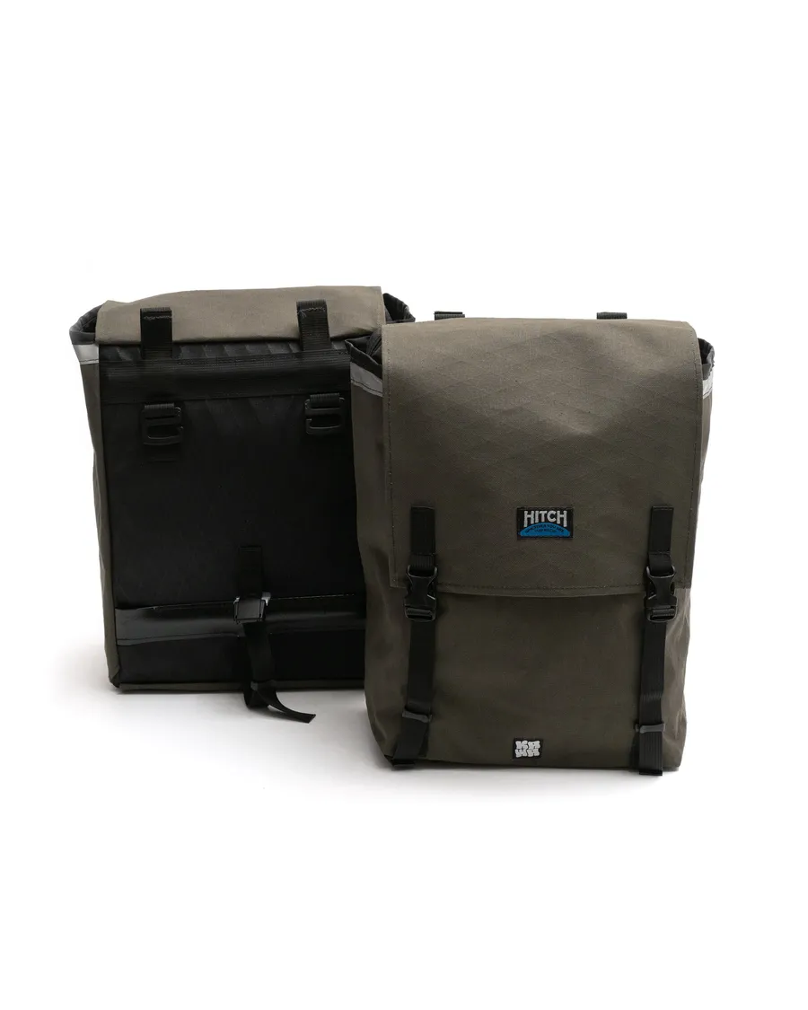 Kawa x Hitch collection bag, detail
