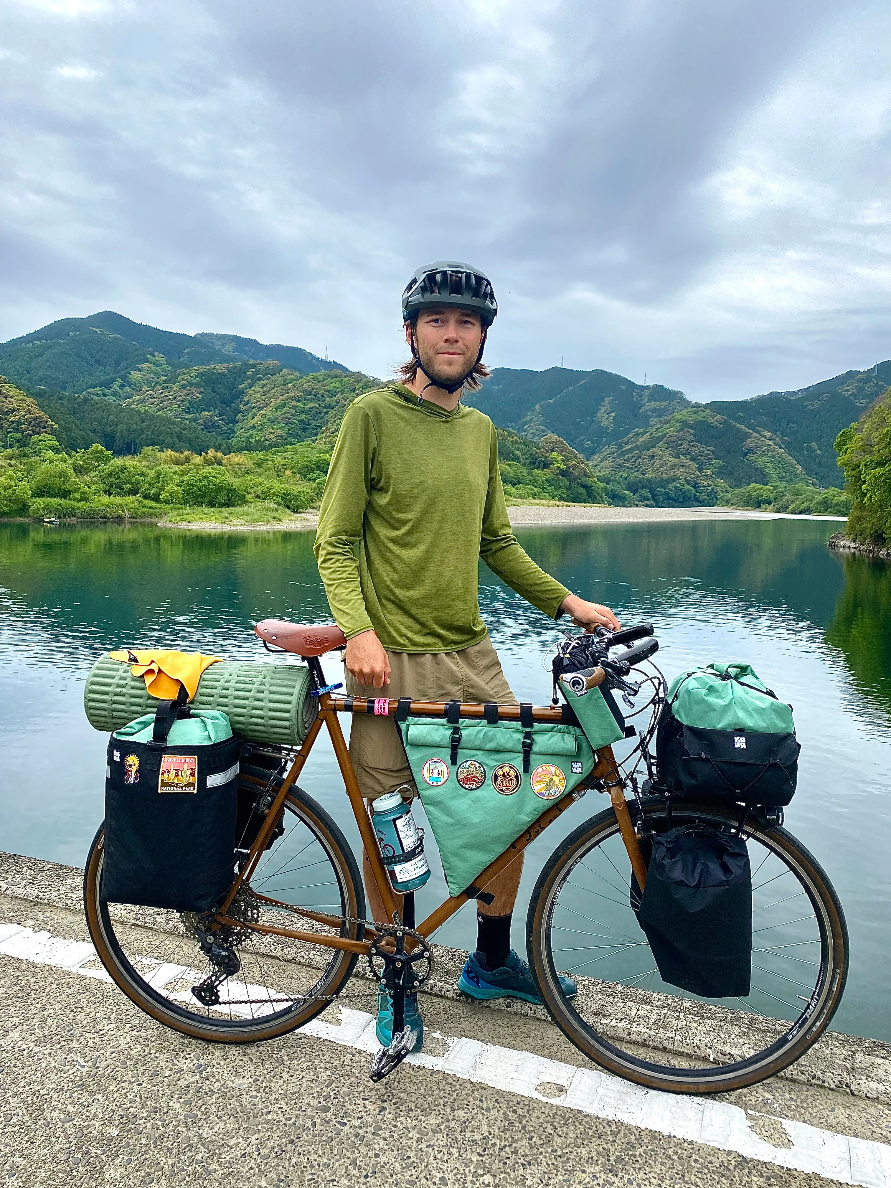 Bikepacking setup in Japan